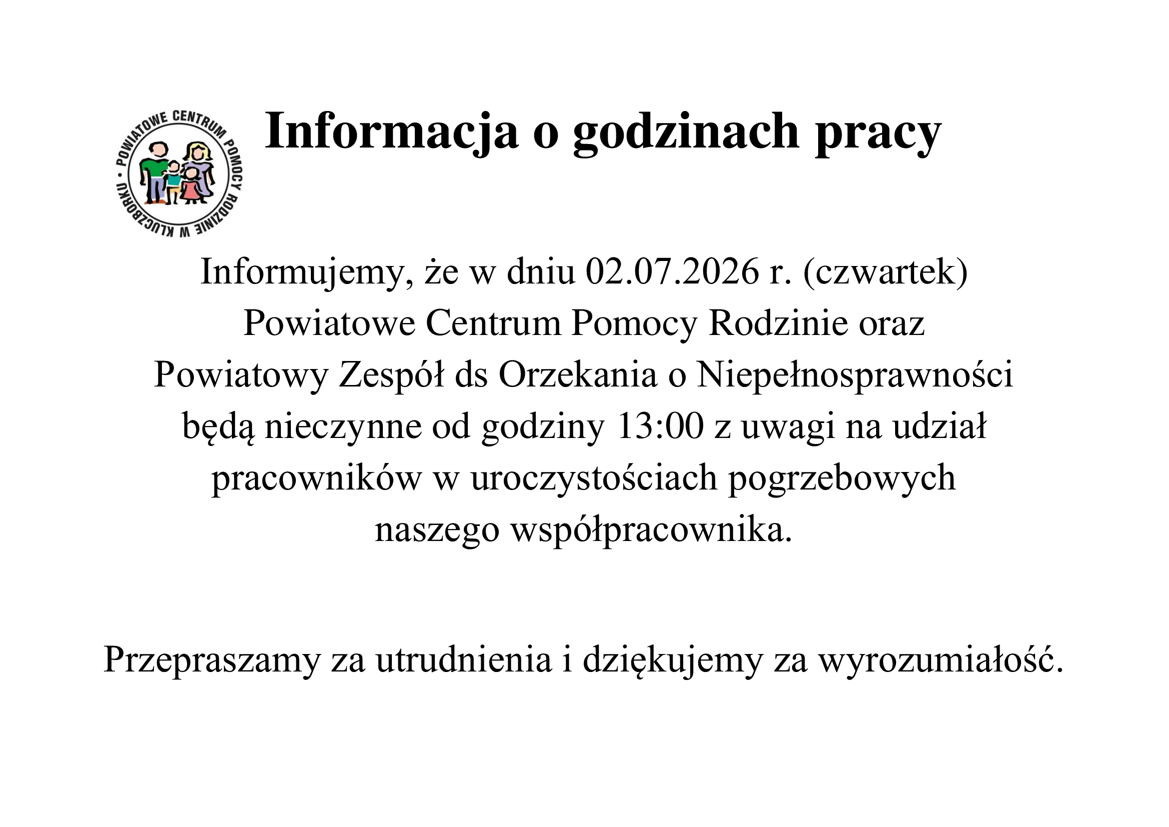 godziny pracy